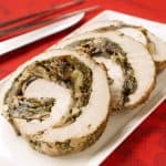 Mushroom and Swiss Chard Rolled Pork Loin