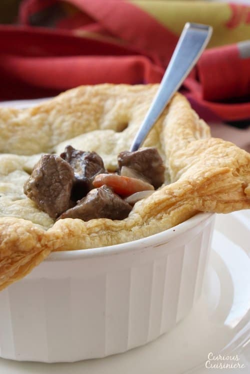 Boeuf Bourguignon Pot Pie (Beef Burgundy Pot Pie) • Curious Cuisiniere