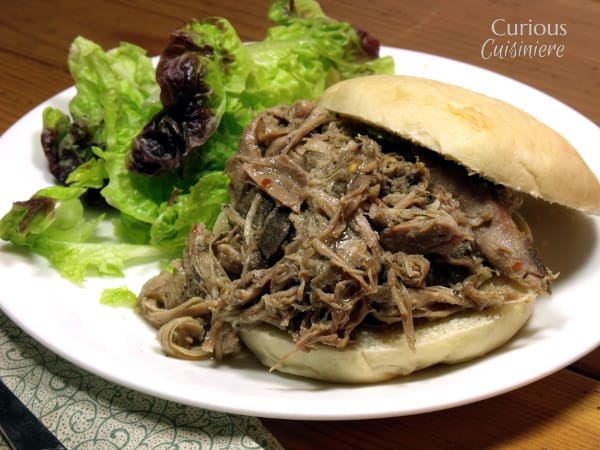 Slow Cooker Jerk Pork from Curious Cuisiniere