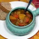 Slow Cooker Butternut Squash and Lentil Soup