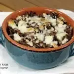 Spicy Roasted Squash and Wild Rice Bake #SundaySupper