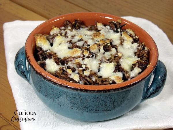 Spicy Roasted Squash and Wild Rice Bake from Curious Cuisiniere
