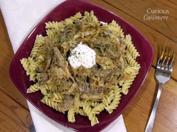 Polish Cabbage and Noodles (Lazanki) from Curious Cuisiniere