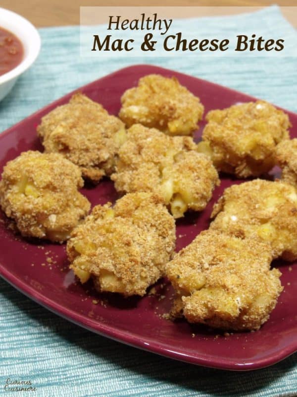 Baked Healthy Mac and Cheese Bites • Curious Cuisiniere