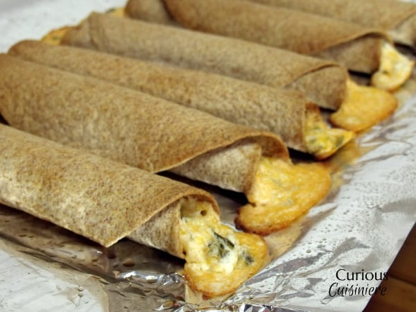 Jalapeno Popper Taquitos from Curious Cuisiniere