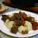 Chunky Beef Stew with Cauliflower