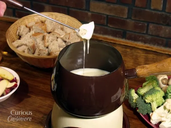 Swiss Fondue from Curious Cuisiniere