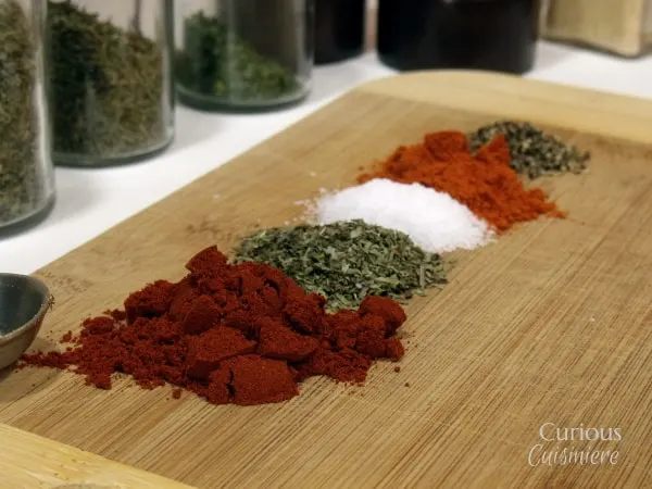 Cajun Creole Seasoning from Curious Cuisiniere
