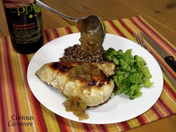 Sangria Chicken from Curious Cuisiniere