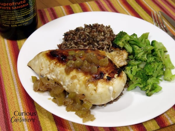 Sangria Chicken from Curious Cuisiniere