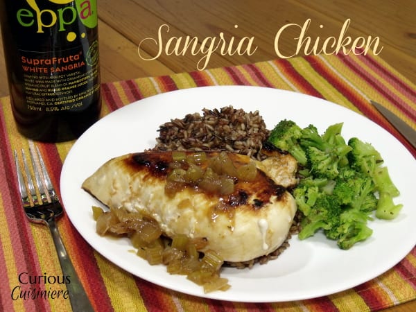 Sangria Chicken from Curious Cuisiniere