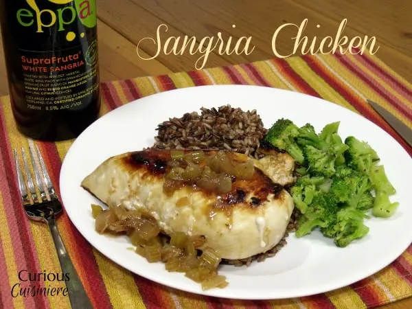 Sangria Chicken from Curious Cuisiniere