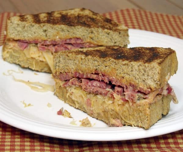Reuben Sandwich with Homemade Russian Dressing
