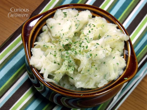 Colcannon - Irish Mashed Potatoes - from Curious Cuisiniere