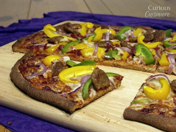Mardi Gras Pizza from Curious Cuisiniere