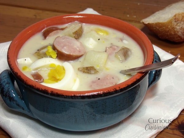 Polish White Borscht (Bialy Barszcz) from Curious Cuisiniere