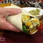 Scrambled Egg Fajitas for #WeekdaySupper