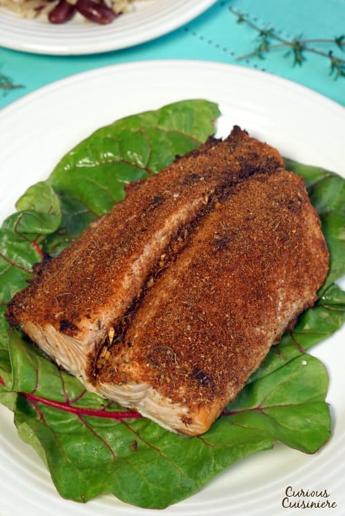 Broiled Jerk Salmon With Homemade Jerk Seasoning • Curious Cuisiniere
