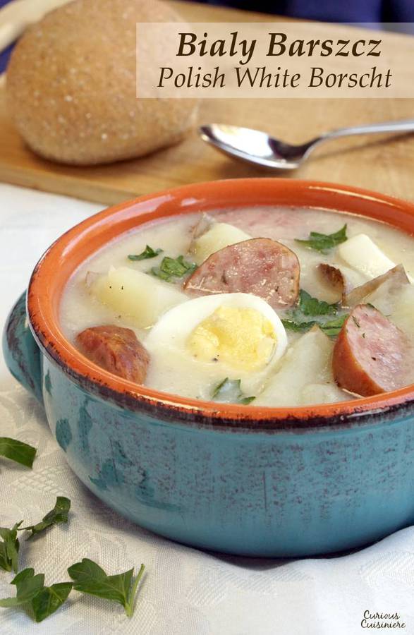 Polish White Borscht (Bialy Barszcz) • Curious Cuisiniere