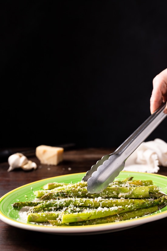 Garlic Parmesan Asparagus side dish