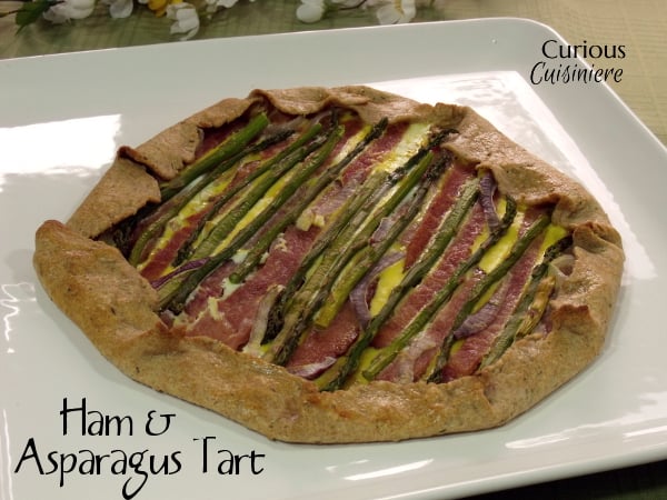 Ham and Asparagus Tart from Curious Cuisiniere