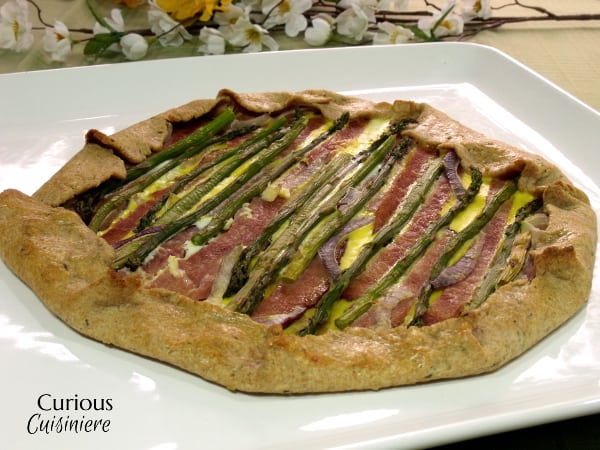 Ham and Asparagus Strata from Curious Cuisiniere