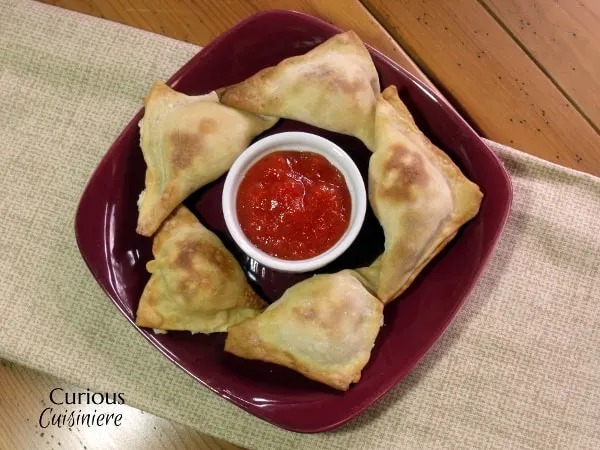 Baked Crab Rangoon from Curious Cuisiniere #Asian #takeoutfakeout #healthy