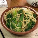 Garlic Bok Choy with Noodles