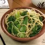 Garlic Bok Choy with Noodles