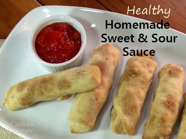 Sweet and Sour Sauce from Curious Cuisiniere #healthy #homemade #takeoutfakeout #Asian