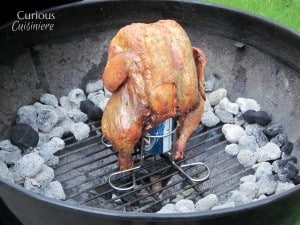 Beer Can Chicken from Curious Cuisiniere #SundaySupper #Grilling