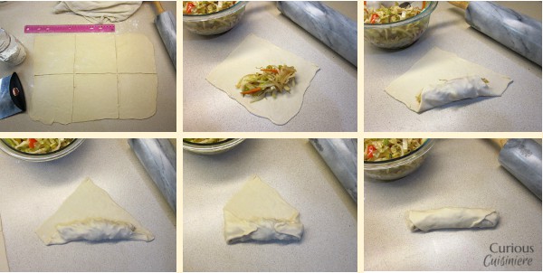Rolling An Egg Roll with Curious Cuisiniere #TipsandTricks