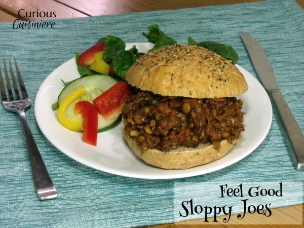 Healthy Sloppy Joes from Curious Cuisiniere #healthyrecipes #comfortfood #WeekdaySupper #ChooseDreams