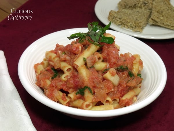 Healthy Penne alla Vodka from Curious Cuisiniere #recipemakeover