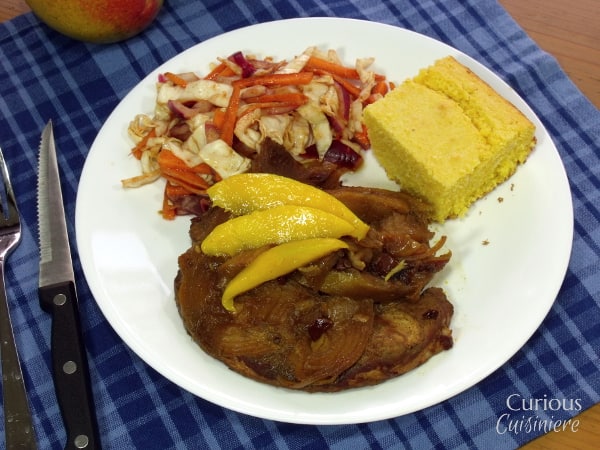 Mango Chipotle BBQ Pork from Curious Cuisiniere #crockpot #bbqrecipes