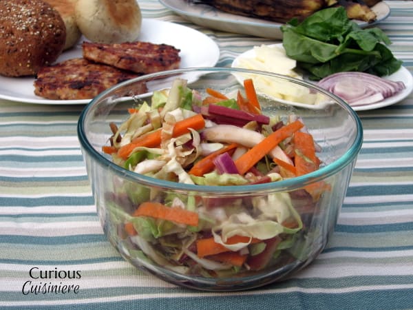 Rhubarb Slaw from Curious Cuisiniere