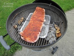 Smoked Spare Ribs from Curious Cuisiniere #summer #recipes #grilling #charcoalsmoking