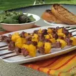 Mango Beef Kebabs #SundaySupper