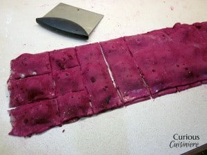 Beet Ravioli with Sautéed Mushrooms from Curious Cuisiniere #pasta #Italiancooking