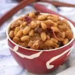 Rhubarb Baked Beans