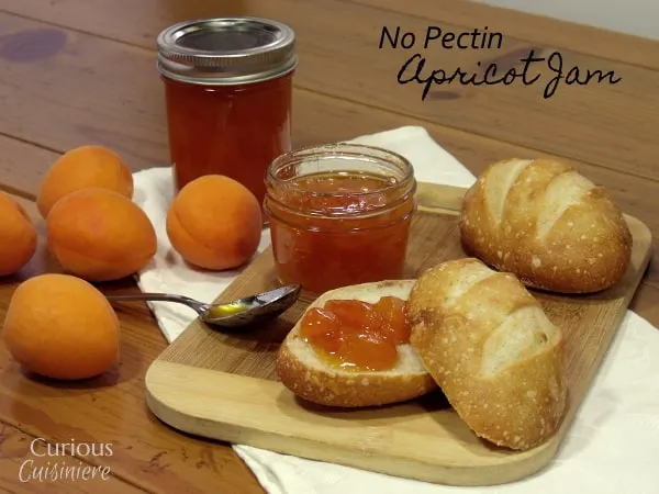 No Pectin Apricot Jam from Curious Cuisiniere