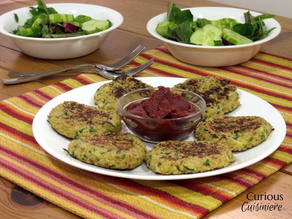 Quinoa Zucchini Patties from Curious Cuisiniere