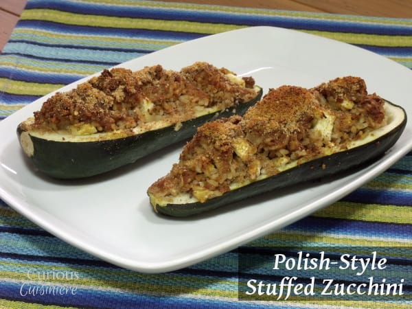 Polish Style Stuffed Zucchini from Curious Cuisiniere