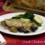 Greek Chicken Bake from Curious Cuisiniere