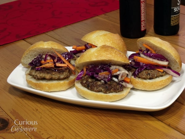 Asian Duck Sliders from Curious Cuisiniere #10DaysofTailgate