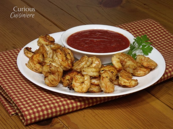 Grilled Shrimp with Bloody Mary Dip from Curious Cuisiniere #10DaysofTailgate