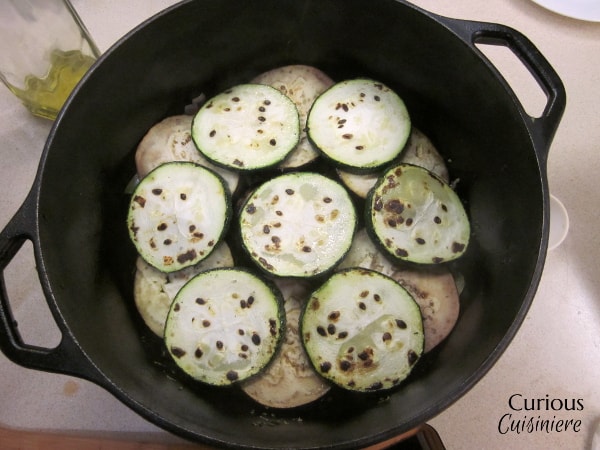 Layered Ratatouille from Curious Cuisiniere #Frenchfood