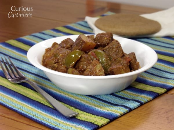 Madras Beef Curry with Vegetables from Curious Cuisiniere #SundaySupper #CrockPot