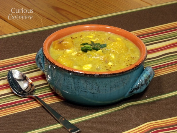 Pumpkin and Corn Chowder from Curious Cuisiniere #PumpkinWeek