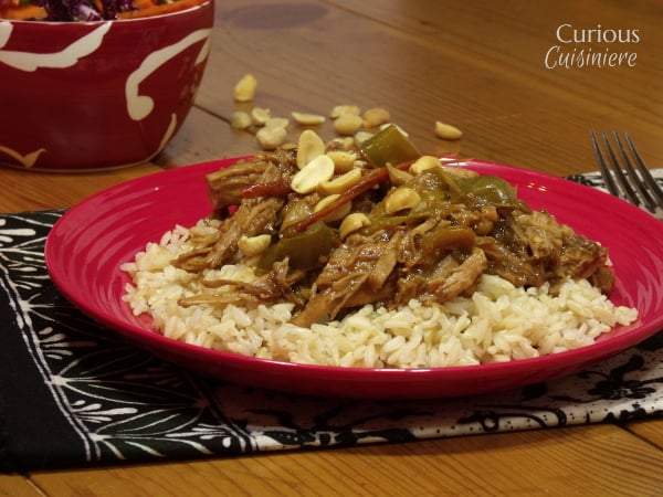 Crock Pot Thai Peanut Pork from Curious Cuisiniere